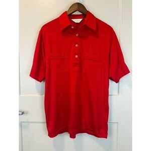 Indian Wells Country Club Golf Polo Shirt Sahara Size Large Red
